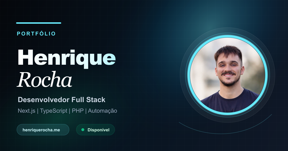 Henrique Rocha | Desenvolvedor Full Stack